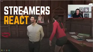 STREAMERS react to Ramee winning Fanny's case | GTA rp 4.0 | Nopixel