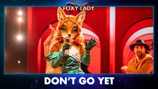 Foxy Lady - ‘Don't Go Yet’ | The Masked Singer | seizoen 3 | VTM