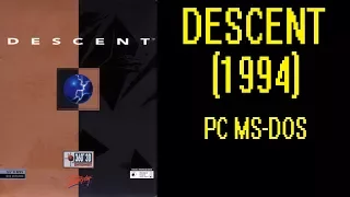 Descent (1994) - DOS Gameplay Video (PC MS-DOS)