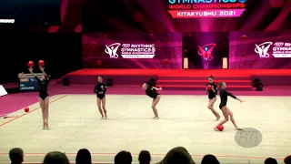 Azerbaijan (AZE) - 2021 Rhythmic Worlds, Kitakyushu (JPN) - Qualifications 5 Balls