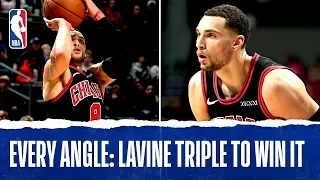 Every Angle Of Zach LaVine's Game-Winner | Nov. 23, 2019