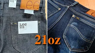 Джинсы Lee 101 21oz тяжелый деним ОБЗОР