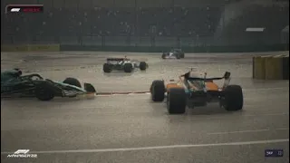 Red Flag Crash at Spa F1 Manager 22