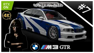 NFS MOST WANTED 2005 (RTX ON) - BMW M3 GTR vs. Mercedes-Benz CLK 500 [Blacklist #7] - KAZE