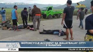 Motorcycle accident sa Malaybalay City, 2 sugatan