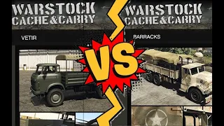 GTA Vetir new DLC Truck Beware l Barracks VS Vetir l which is best ?