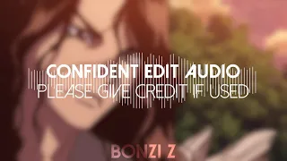 Confident | Demi Lovato | Edit audio | Badass | Bonzi Z.