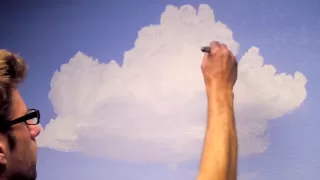 How to Paint Clouds in a Room - Mural Joe