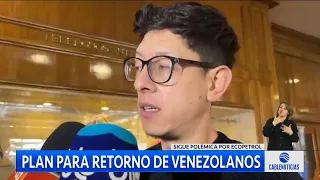 Gobierno electo busca el retorno voluntario de venezolanos