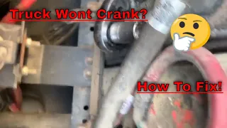 Truck Wont Start How To Fix