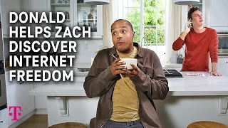 Donald Faison Helps Zach Braff Discover Internet Freedom | T-Mobile