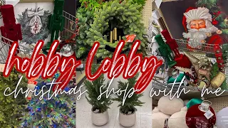 🎄2023 HOBBY LOBBY CHRISTMAS DECOR SHOP WITH ME | NEW 2023 CHRISTMAS DECOR @ HOBBY LOBBY!