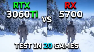 RX 5700 vs RTX 3060 Ti | Test In 20 Games at 1080p | 2024