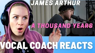 James Arthur - A Thousand Years (Christina Perri Cover) Vocal Coach Reaction