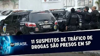 11 suspeitos de tráfico de drogas são presos em São Paulo | SBT Brasil (28/06/19)