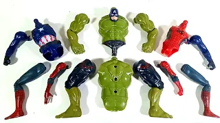 Avengers Toys Assemble Hulk Smash VS Captain America Vs Spiderman Avengers Superhero Toys
