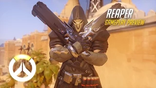 Reaper Gameplay Preview | Overwatch | 1080p HD, 60 FPS