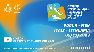 European Sitting Volleyball Championship Men - Italy vs Lithuania