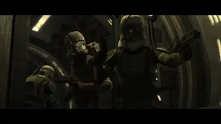 Gregor and Echo Fight Imperial Stormtroopers - The Bad Batch Season 2 Episode 14