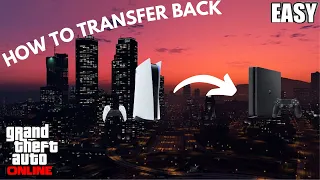 How To Transfer Your GTA Account Back To Old Gen From New Gen (Revert Migration)