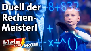 Wer rechnet schneller auf 100? Mathegenie Leon (12) vs. Kopfrechenmeister | Klein gegen Groß