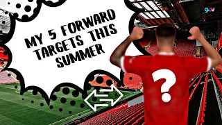 5 FORWARD Targets Liverpool COULD Target This Summer