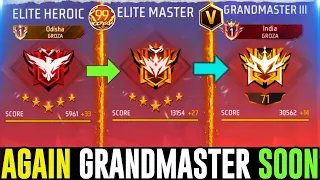 Again Grandmaster Pushing BR Rank || Road To Grandmaster in solo #rankpush