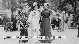 6 @ 6: Sea of Japan, 1930s fashion and Excel ad