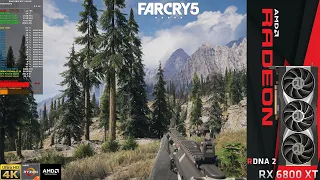 Far Cry 5 Max Settings HD Textures 4K | RX 6800 XT | Ryzen 7 5800X