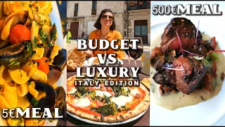 5€ Meal vs 500€ Meal: Italy Edition | Bari, Puglia Food Guide |