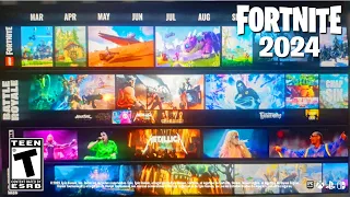 FORTNITE FILTRO TODO EL CONTENIDO DEL 2024 !! (Temporada 3, Temporada Marvel, Capitulo 2 OG y Más!)