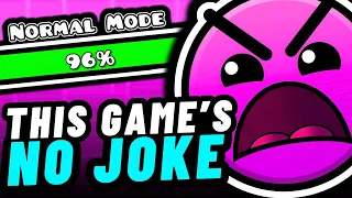 My FIRST Time Playing the 'INSANE' Levels in 'Geometry Dash'!!
