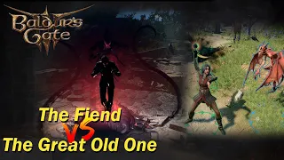 Baldur's Gate 3 - Warlock Class Character Creation Guide - The Fiend vs The Great Old One