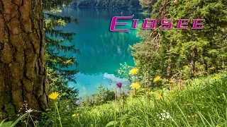 Eibsee Garmisch-Partenkirchen Germany. Озеро Айбзее Гармиш-Партенкирхен Германия.