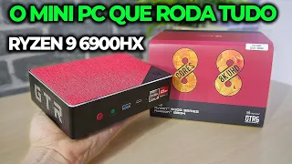 MINI PC GAMER COM RYZEN 9 6900HX QUE RODA TUDO, 32GB DDR5 E GPU! ANÁLISE GTR6 BEELINK