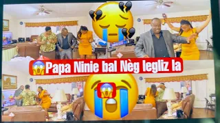 Papa Ninie Voye yon Nèg al koze avek li legliz la poul kite a k-Lezo kè papam kraze prank