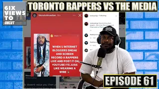 Guttzy Guttz On Toronto Rappers Saying The Media Is Police For Screen Records | 6ix Views Uncut Ep61