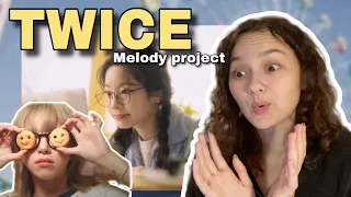 REACTING to TWICE MELODY PROJECTS pt. 2 (Chaeyoung, Dahyun, Sana)