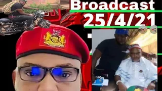 Nnamdi Kanu Mourns Ikonso and Vowed to Revenge. Live Broadcast 25.04.2021.