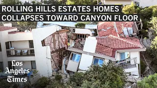 'Astonishing' collapse sends Rolling Hills Estates homes toward canyon floor