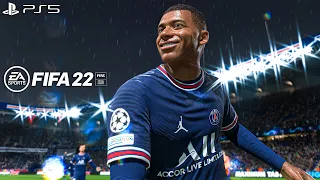 FIFA 22 PS5 | PSG Vs Barcelona Ft. Lewandowski, Raphinha, Vitinha, | UEFA Champions League | 4K