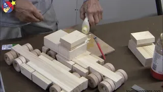 Wood Toy Truck Construction - Mighty Mack