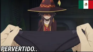 Kazuma le roba las bragas a Megumin | konosuba | Español Latino