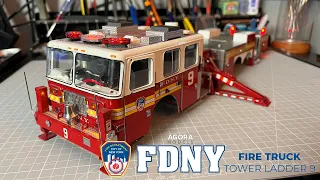 Build the FDNY Ladder 9 Fire Truck 1:24 Scale - Pack 7 - Stages 44-49