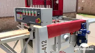 4 sided planer in Action | Wood Work Machines