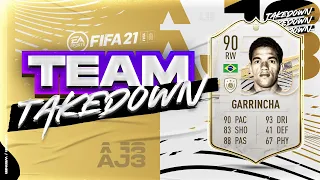 Fifa 21 Team Takedown!!! ICON GARRINCHA!!!