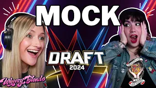 WWE 2024 MOCK DRAFT w/ @wheezyblonde