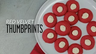 How To Make Red Velvet Thumbprints | Cooking Tutorial