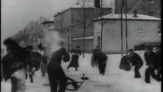 Игра в снежки Bataille de neige ( 1896 год )