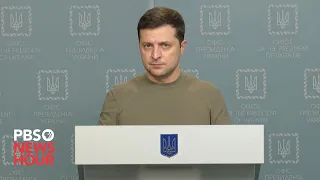 WATCH LIVE: Ukrainian President Zelenskyy addresses emergency UN Security Council meeting